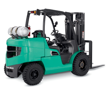 MITSUBISHI: 8,000 - 12,000 lb. Capacity Internal Combustion Pneumatic Tire Forklifts
