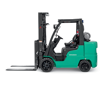 MITSUBISHI: 7,000 – 8,000 LB. CAPACITY INTERNAL COMBUSTION CUSHION TIRE FORKLIFTS