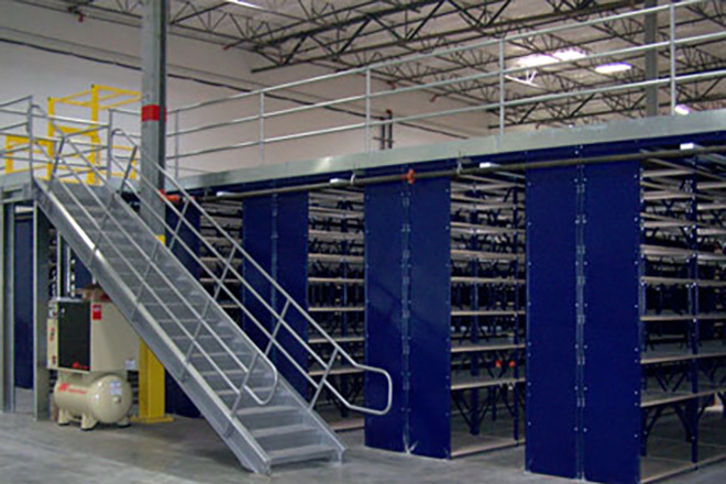 Mezzanines with Shelving